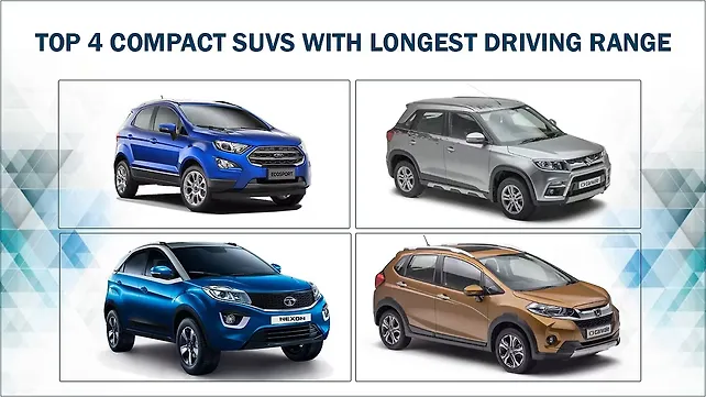 Top 4 compact SUVs with the longest driving range Top 4 compact SUVs with the longest driving range
