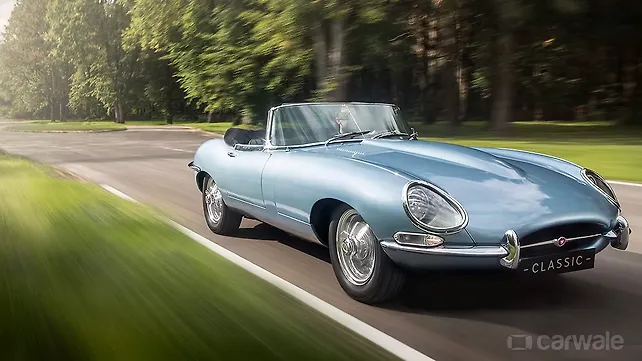 Classic Jaguar E-type makes an electric comeback Classic Jaguar E-type makes an electric comeback