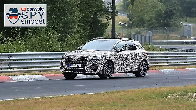 India-bound 2019 Audi RSQ3 spotted on test at the Nurburgring India-bound 2019 Audi RSQ3 spotted on test at the Nurburgring