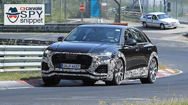Audi RS Q8 spotted burning rubber at the Nurburgring Audi RS Q8 spotted burning rubber at the Nurburgring