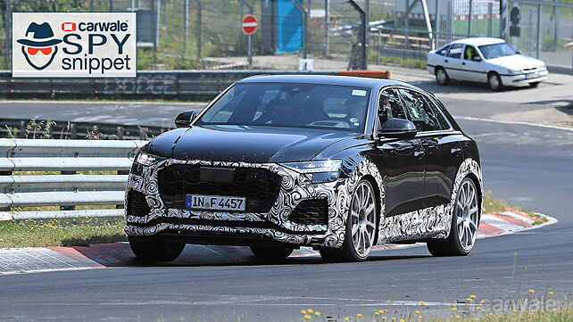 Audi RS Q8 spotted burning rubber at the Nurburgring