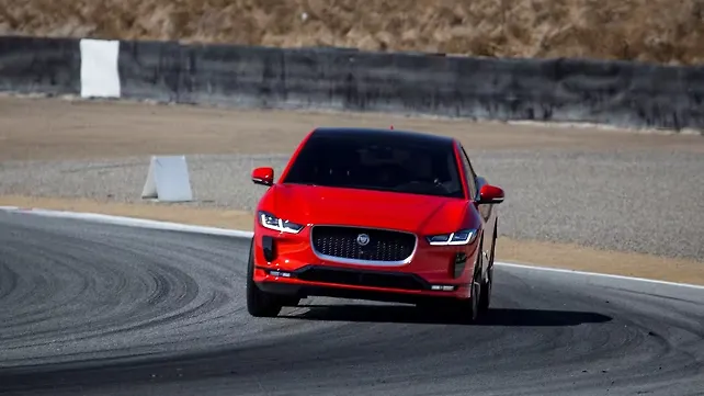 Jaguar I-Pace sets production EV record lap time at Laguna Seca Jaguar I-Pace sets production EV record lap time at Laguna Seca
