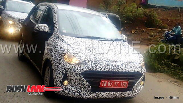 New-generation Hyundai Grand i10 spied testing in India