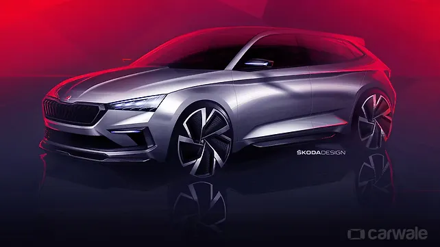 Skoda Vision RS teased in design sketches for Paris debut Skoda Vision RS teased in design sketches for Paris debut