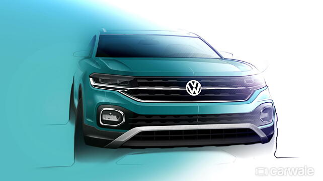 India-bound Volkswagen T-Cross teased in design sketches