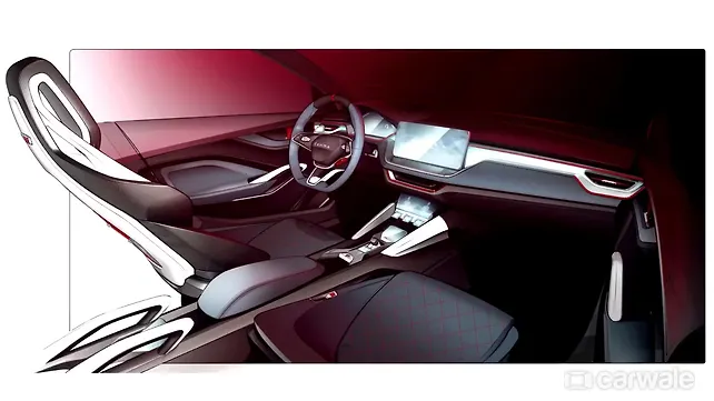 Skoda previews its new cabin styling in the Vision RS interior Skoda previews its new cabin styling in the Vision RS interior