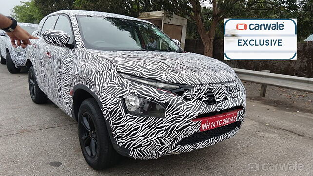 Production-ready Tata Harrier spotted testing