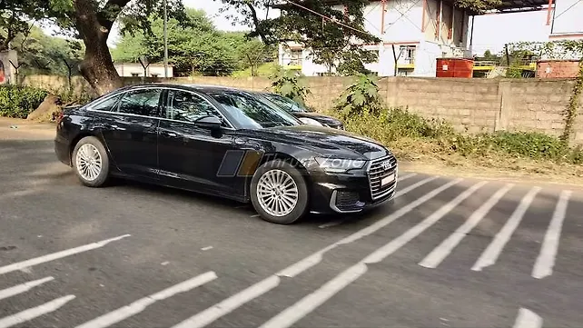 Next-generation Audi A6 spotted testing in India Next-generation Audi A6 spotted testing in India