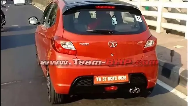 Tata Tiago JTP spied sans camouflage ahead of October 12 debut Tata Tiago JTP spied sans camouflage ahead of October 12 debut