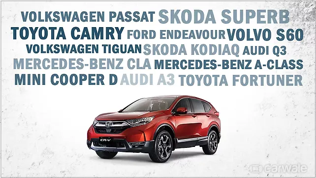 2018 Honda CR-V launched: What else can you buy? 2018 Honda CR-V launched: What else can you buy?