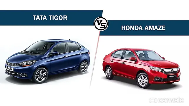 Spec Comparison: New Tata Tigor Vs Honda Amaze Spec Comparison: New Tata Tigor Vs Honda Amaze