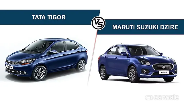Spec Comparison: 2018 Tata Tigor vs Maruti Suzuki Dzire Spec Comparison: 2018 Tata Tigor vs Maruti Suzuki Dzire