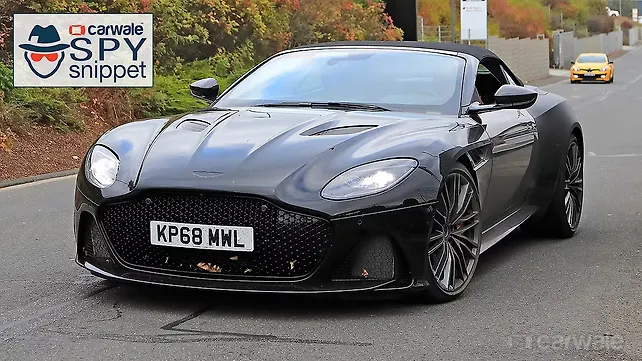 Aston Martin DBS Superleggera Volante spied sans camouflage Aston Martin DBS Superleggera Volante spied sans camouflage