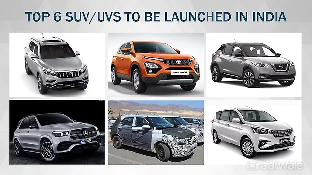 Top 6 SUV/UVs to be launched in India Top 6 SUV/UVs to be launched in India