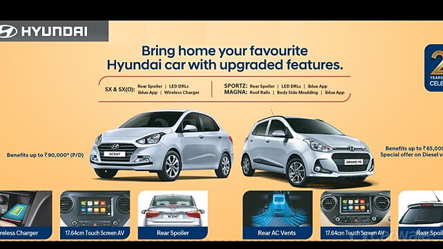 Hyundai updated Grand i10 and Xcent with additional features