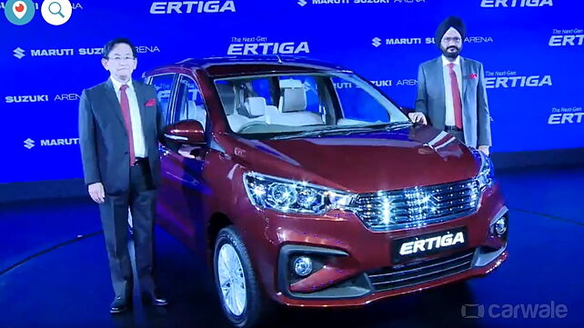 New 2018 Maruti Ertiga launched in India at Rs 7.44 lakhs