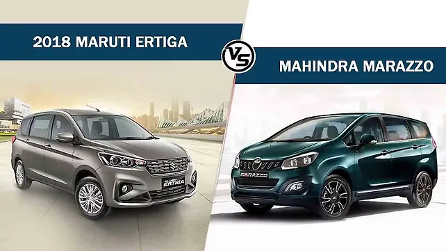 Spec Comparison: Maruti Suzuki Ertiga ZDI Plus vs Mahindra Marazzo M8 Spec Comparison: Maruti Suzuki Ertiga ZDI Plus vs Mahindra Marazzo M8