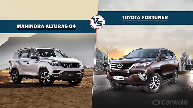 Spec Comparo: Mahindra Alturas G4 vs Toyota Fortuner Spec Comparo: Mahindra Alturas G4 vs Toyota Fortuner