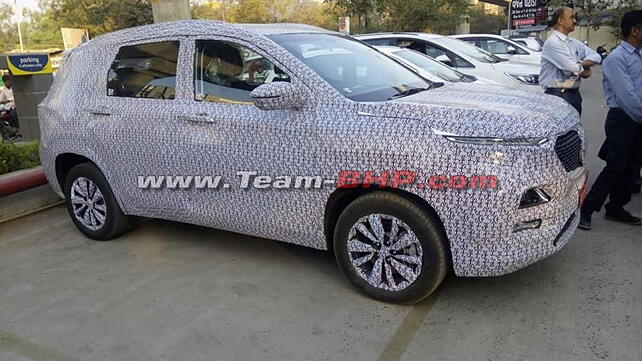 MG’s first SUV spied testing