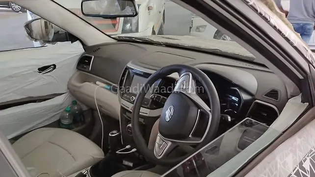 Mahindra S201 interiors spied Mahindra S201 interiors spied