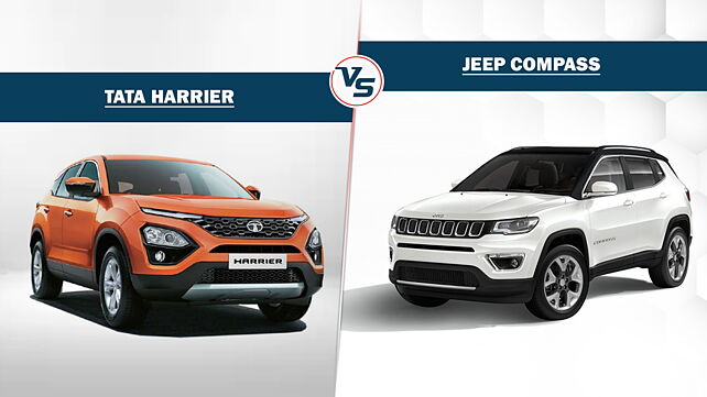 Spec comparison: Tata Harrier vs Jeep Compass