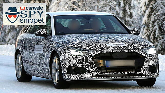 First shots of Audi’s upcoming facelifted A4