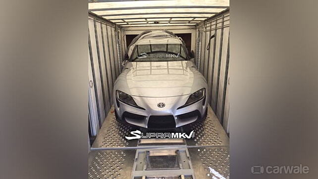 New Toyota Supra front end leaked without camouflage