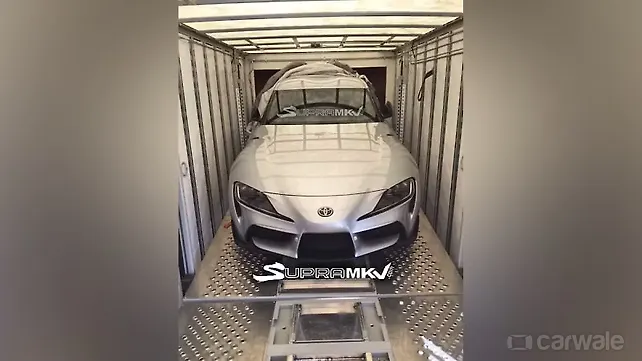 New Toyota Supra front end leaked without camouflage New Toyota Supra front end leaked without camouflage