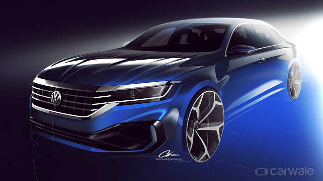 India-bound 2020 Volkswagen Passat teased for the first time