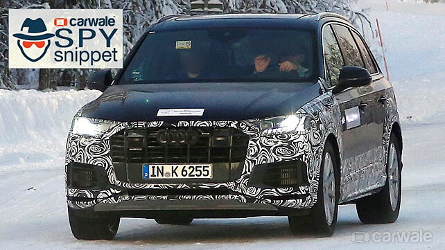 Audi continues development testing on its 2019 facelifted Q7