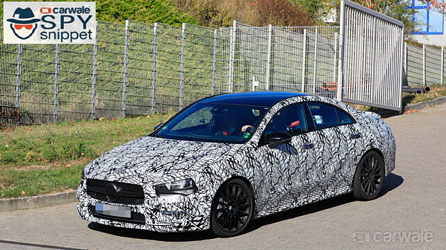 Mercedes-AMG CLA 35 and CLA 45 spied on test