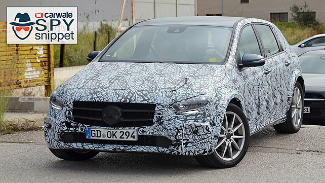 Mercedes-Benz EQB Spotted Testing, Will Be The B-Class Equivalent EV ...