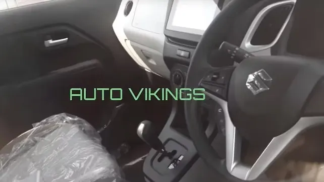Next generation Maruti Suzuki Wagon R ZXi AMT/AGS variant interiors spied Next generation Maruti Suzuki Wagon R ZXi AMT/AGS variant interiors spied