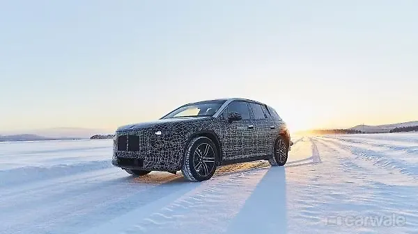 BMW iNEXT officially teased during winter testing BMW iNEXT officially teased during winter testing