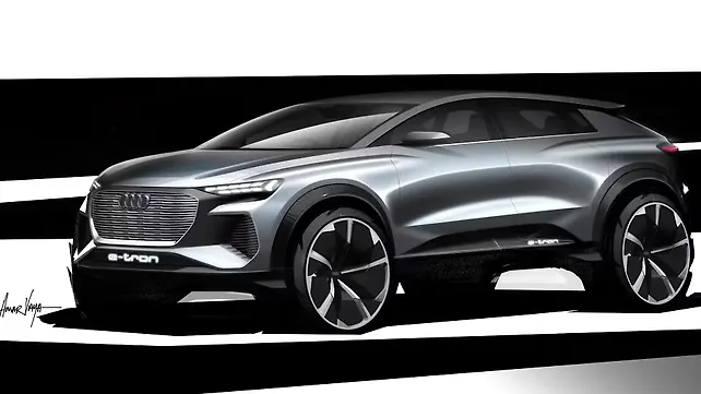Audi Q4 e-tron concept sketches released ahead of 2019 Geneva Show debut Audi Q4 e-tron concept sketches released ahead of 2019 Geneva Show debut