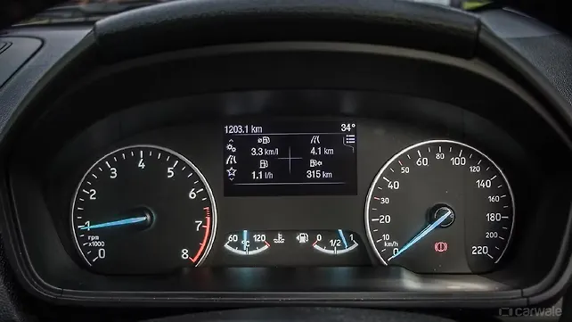 Ford EcoSport Titanium and Titanium+ variants get updated instrument cluster Ford EcoSport Titanium and Titanium+ variants get updated instrument cluster