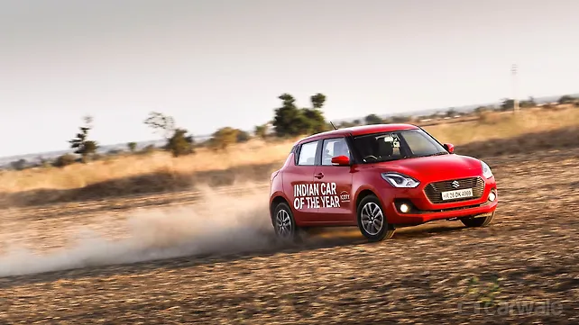 Maruti Swift ICOTY Drive 2019 - Etching the letter I on the map of India Maruti Swift ICOTY Drive 2019 - Etching the letter I on the map of India
