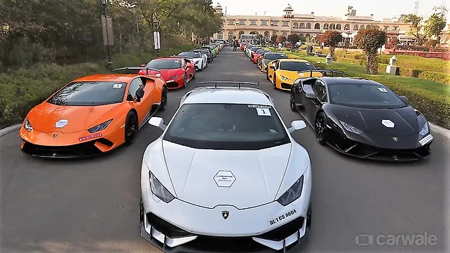Lamborghini day celebrated with a special drive in Jaipur Lamborghini day celebrated with a special drive in Jaipur