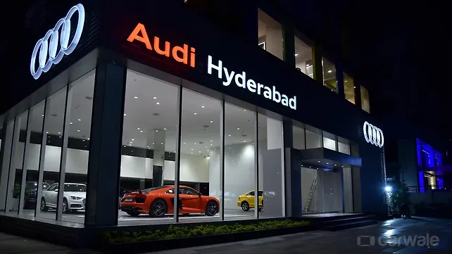 Audi India opens new showroom in Hyderabad Audi India opens new showroom in Hyderabad