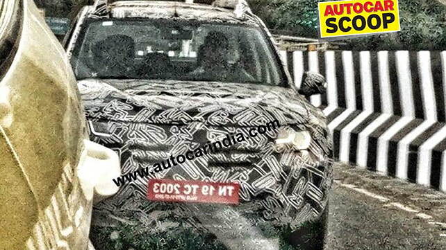 2020 Renault Duster spotted on test in India