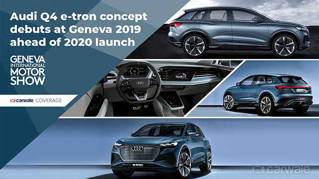 Audi Q4 e-tron concept debuts at Geneva 2019 ahead of 2020 launch