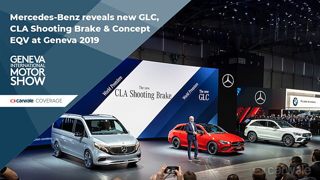 Mercedes-Benz reveals new GLC, CLA Shooting Brake and Concept EQV at Geneva 2019