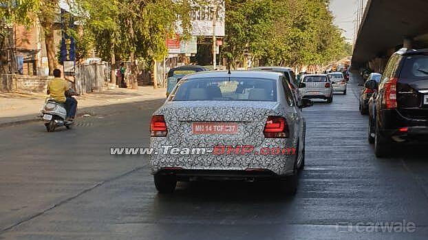 Volkswagen Polo and Vento facelift spotted testing in India