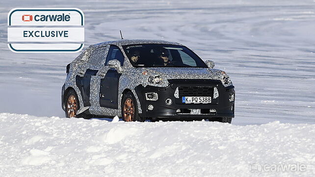 Ford Fiesta-based SUV spied testing in the snow