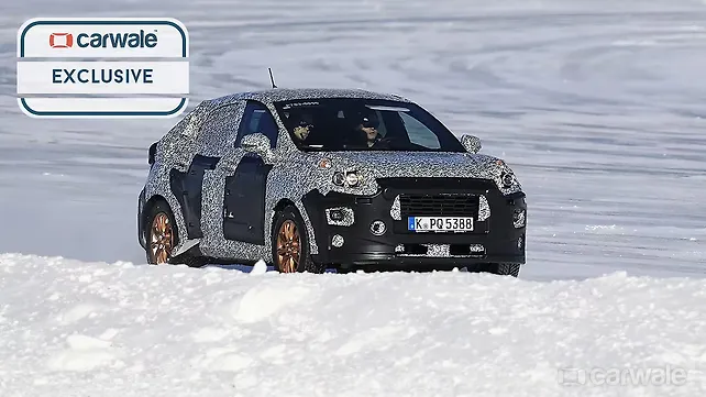 Ford Fiesta-based SUV spied testing in the snow Ford Fiesta-based SUV spied testing in the snow