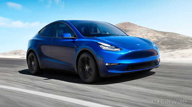 Tesla Model Y mid-size electric SUV breaks cover; likely range of 482km