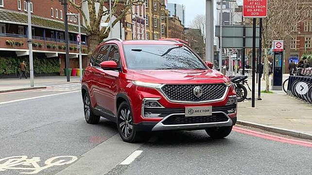 India-bound MG Hector revealed in pictures