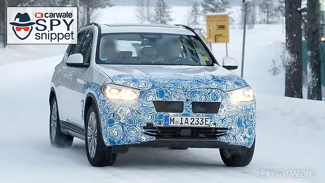 Electric BMW X3 spied on test Electric BMW X3 spied on test
