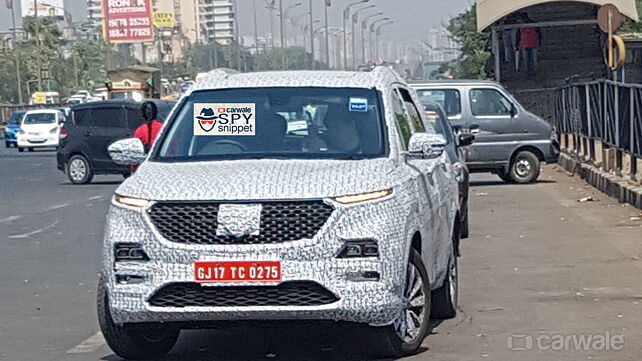 MG Hector spied testing in Mumbai ahead of India launch