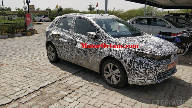 Production-spec Tata Altroz spotted with 16-inch alloys